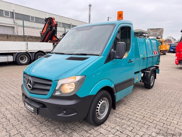 Camión de la basura MERCEDES-BENZ 313 CDI Sprinter II Bertsche Müllwagen Tafel