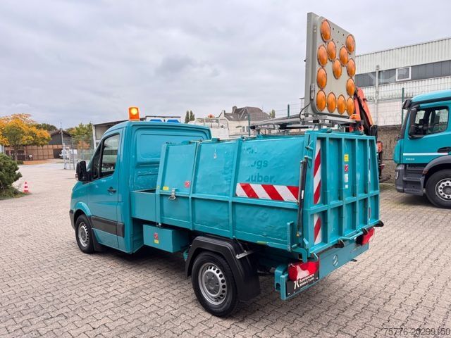 Camión de la basura MERCEDES-BENZ 313 CDI Sprinter II Bertsche Müllwagen Tafel