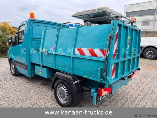 Camión de la basura MERCEDES-BENZ 313 CDI Sprinter II Bertsche Müllwagen Tafel