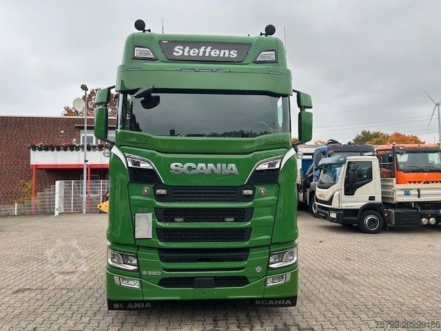 Abrollkipper SCANIA S580 V8 MEILLER Abroller mit Lift+Lenkachse 6x2