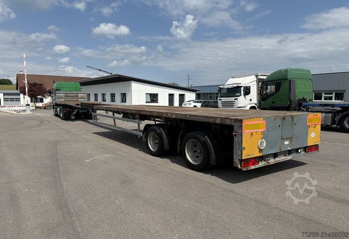 Semiremorcă deschisă Goldhofer Typ SPZ-DI2 Tele / Swiss-Vehicle