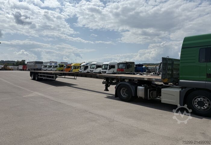 Semiremorcă deschisă Goldhofer Typ SPZ-DI2 Tele / Swiss-Vehicle