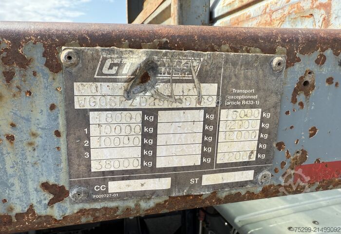 Semiremorcă deschisă Goldhofer Typ SPZ-DI2 Tele / Swiss-Vehicle