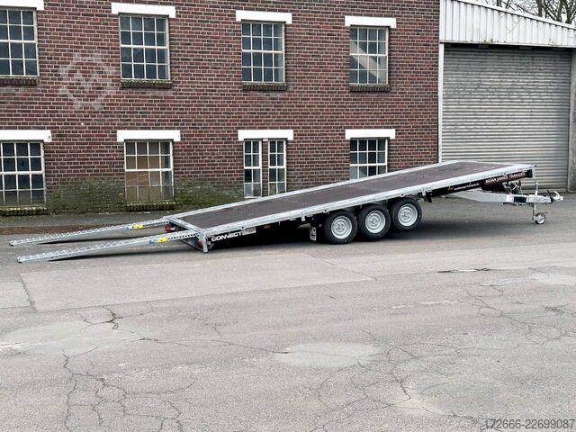  Brian James Trailers CONNECT 476-5522-35-3-12 | TRIDEM | ANKIPPBAR | RAMPEN 550X229CM 3500KG HOCHLADER | SCHWARZ