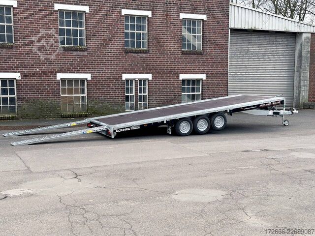  Brian James Trailers CONNECT 476-5522-35-3-12 | TRIDEM | ANKIPPBAR | RAMPEN 550X229CM 3500KG HOCHLADER | SCHWARZ