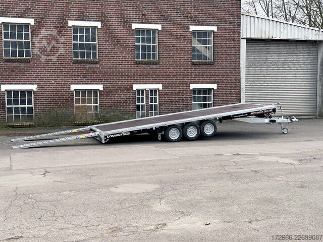  Brian James Trailers CONNECT 476-5522-35-3-12 | TRIDEM | ANKIPPBAR | RAMPEN 550X229CM 3500KG HOCHLADER | SCHWARZ
