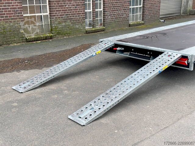  Brian James Trailers CONNECT 476-5522-35-3-12 | TRIDEM | ANKIPPBAR | RAMPEN 550X229CM 3500KG HOCHLADER | SCHWARZ