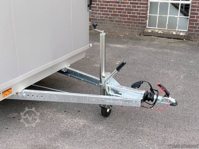 Boxtrailer Vezeko TK C 27.40 | SILBER 405X184X205CM 2700KG KOFFERANHÄNGER