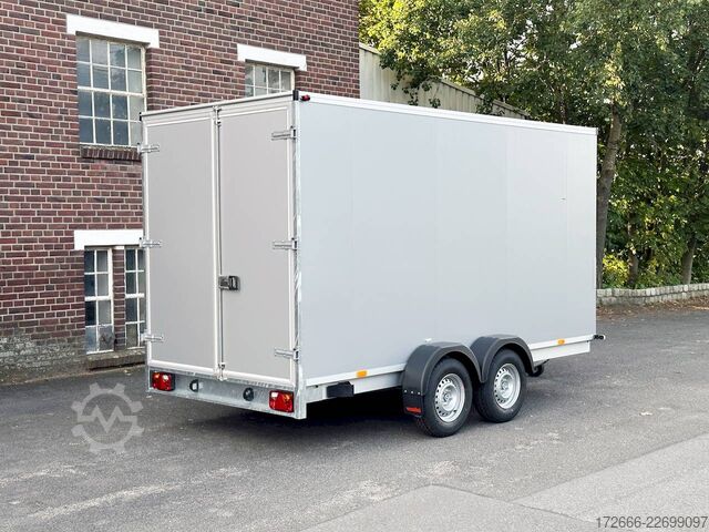 Boxtrailer Vezeko TK C 27.40 | SILBER 405X184X205CM 2700KG KOFFERANHÄNGER