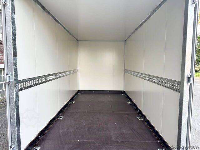 Boxtrailer Vezeko TK C 27.40 | SILBER 405X184X205CM 2700KG KOFFERANHÄNGER