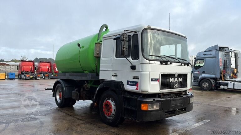 Sugande fordon MAN 19.343 (12000 L / BIG AXLE / MANUAL GEARBOX / E...