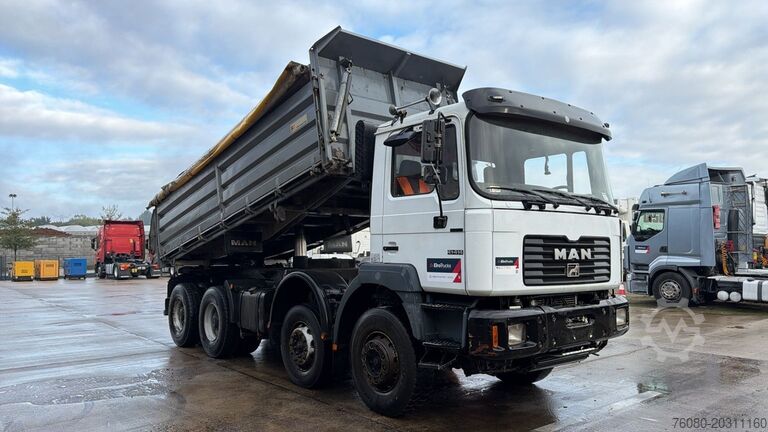 3-sidig tipp MAN 41.414 (BIG AXLES / 41 TONS / GRAND PONT / LAME...