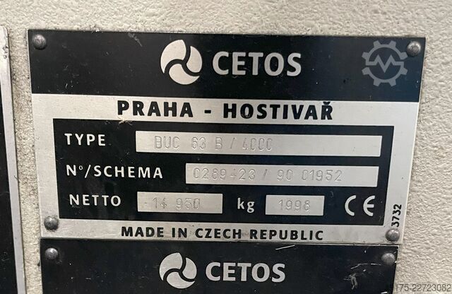 Cylindrikus köszörűgép CETOS BUC 63 B/ 4000