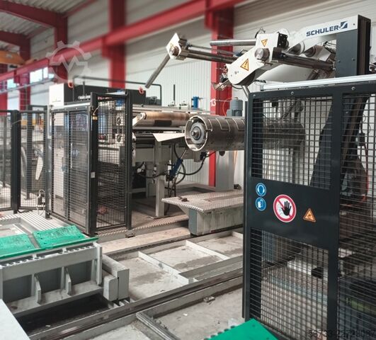 Querteilanlage Querteilanlage mit Stanzaggregat SCHULER 1500 x 0,6 - 5,0 mm