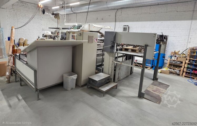Tipo baskı makinesi Bobst Autoplaten SP 1260E ht foil 