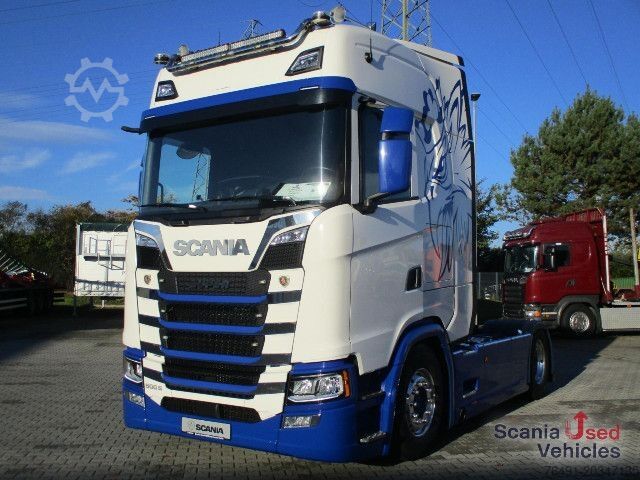 Standardní tahač Scania S 500 A4x2LB Full Air, PTO, ALCOA, Leder