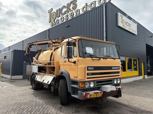 Vehículo de succión DAF 1900 + BEKKER COMBI SYSTEM + EURO 1 + LOW KM + ...