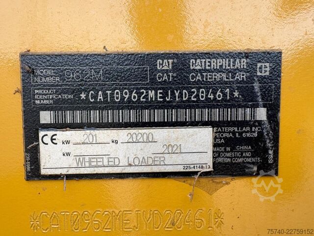 Nakladač Caterpillar 962M + 13.107HOURS + BIG BUCKET + PERFECT WORKI...