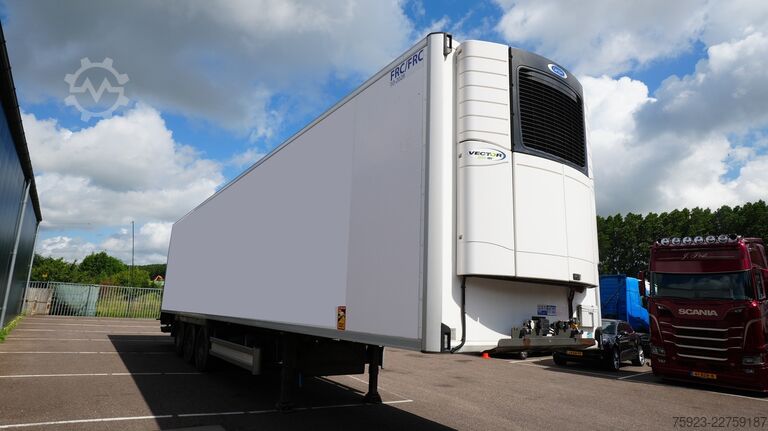 Transporte refrigerado/congelado LAMBERET 3 Axle frigo trailer Carrier Vector 1950 Bi-Temp