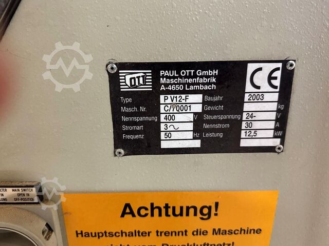 Edge banding machine Paul OTT P V12-F