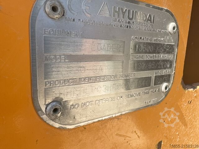 Wheel Loader Hyundai HL730-9A