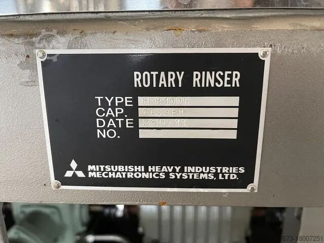 Enjuagadora Mitsubishi Heavy Industries Mechatronics Systems Ltd. RNR100H