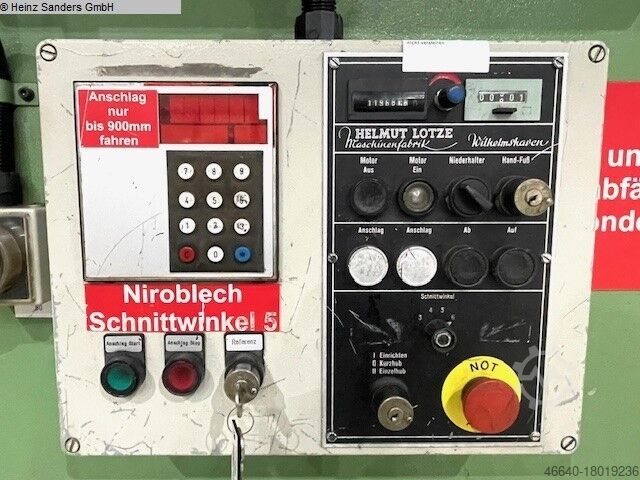 Guillotineschaar - hydraulisch LOTZE 273