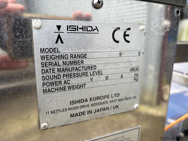 Cântar de verificare & detector de metale Ishida Checkweigher & Metal Detector DACS-W-012-SB-P5-1