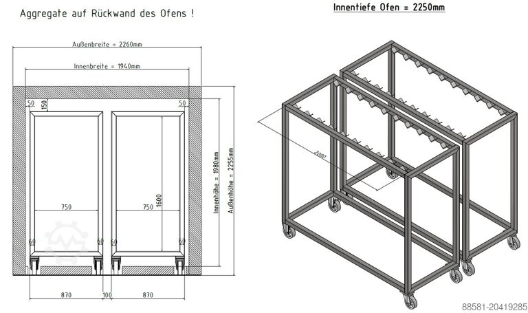 Installation de poudrage KM Pro KM Industrieservice KM Pulverbeschichtung