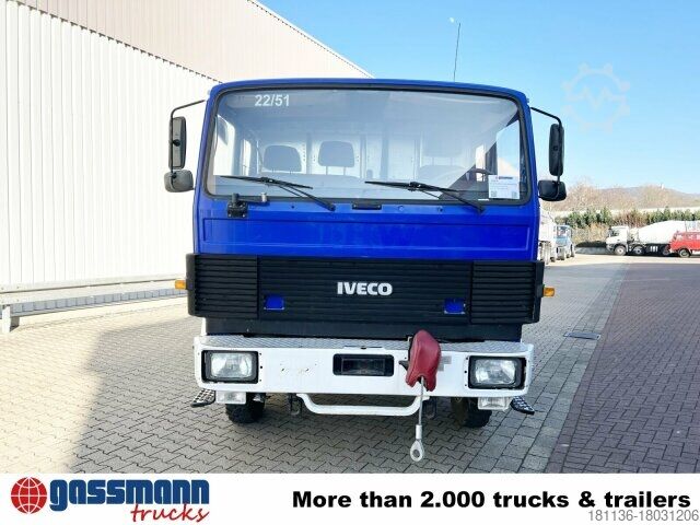Vrachtauto met open laadbak Iveco 120-23 AW 4x4 Doka, V8-Motor, Gerätewagen,