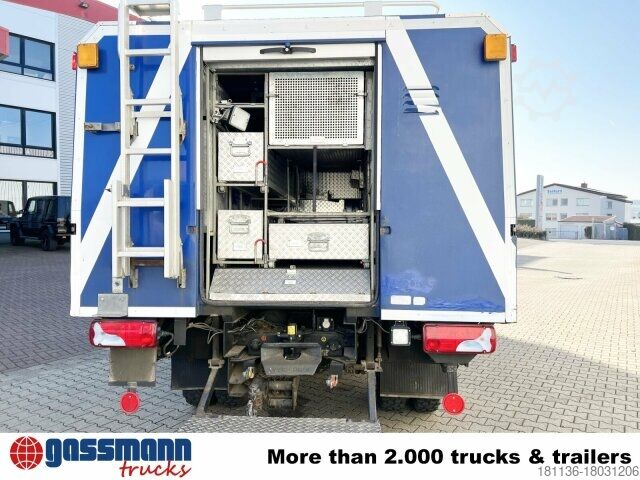 Vrachtauto met open laadbak Iveco 120-23 AW 4x4 Doka, V8-Motor, Gerätewagen,