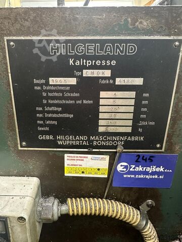 Dubbele drukpers HILGELAND CH0K