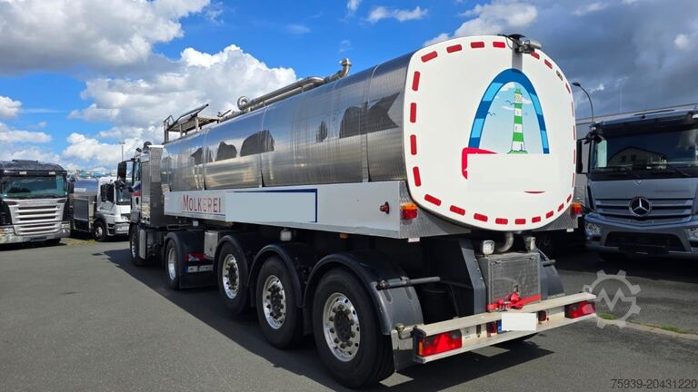 Tanker semitrailer  HLW Edelstahltankauflieger - 27000 l - 1 Kammer