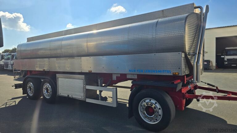 Tanker trailer  Edelstahltankanhänger - 18.000 l - Isoliert