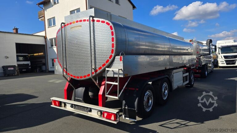 Tanker trailer  Edelstahltankanhänger - 18.000 l - Isoliert