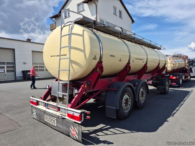 Tanker trailer  Edelstahltankanhänger - 6 Kammern - 17095 l