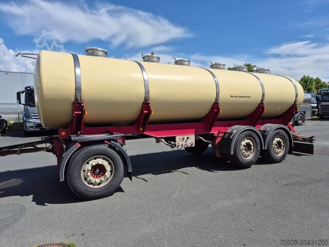 Tanker trailer  Edelstahltankanhänger - 6 Kammern - 17095 l