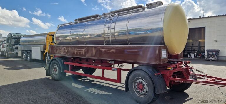 Tankoplegger  Fabr. Lück - Edelstahltankaufbau - TÜV NEU