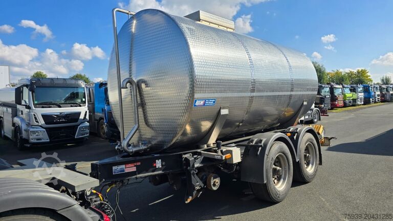 Cisterne prikolica  Tandemanhänger - Edelstahl - 13000 l - Isoliert