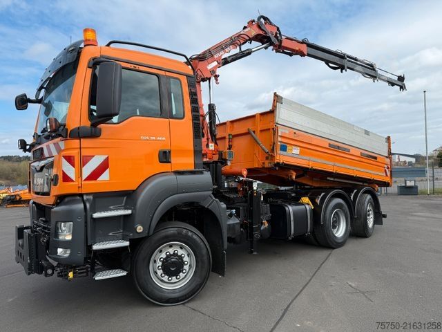Other MAN TGS 28.400  6x4-4 Atlas Kran, Funk, Meiller,
