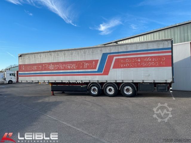 Open semitrailer with tarp BERGER SAPL24*Tautliner*Liftachse*Hubdach*SAF-Disc*