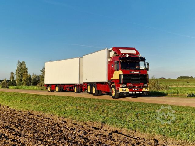 Soğutmalı/dondurulmuş taşıma Scania R143-450 V8 6x2 Frigo combination - Oldtimer - ...