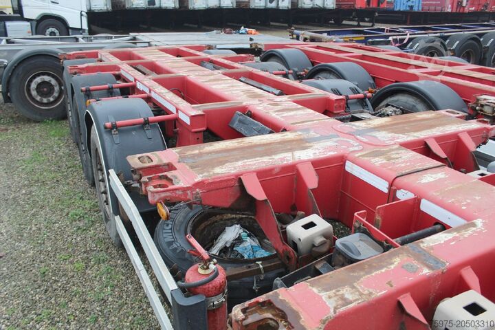 Semirremolque con caja móvil dtec semirimorchi portacontainer allungabili