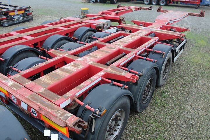 Semirremolque con caja móvil dtec semirimorchi portacontainer allungabili