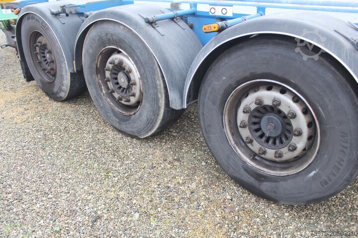 Semirremolque con caja móvil dtec semirimorchi portacontainer allungabili