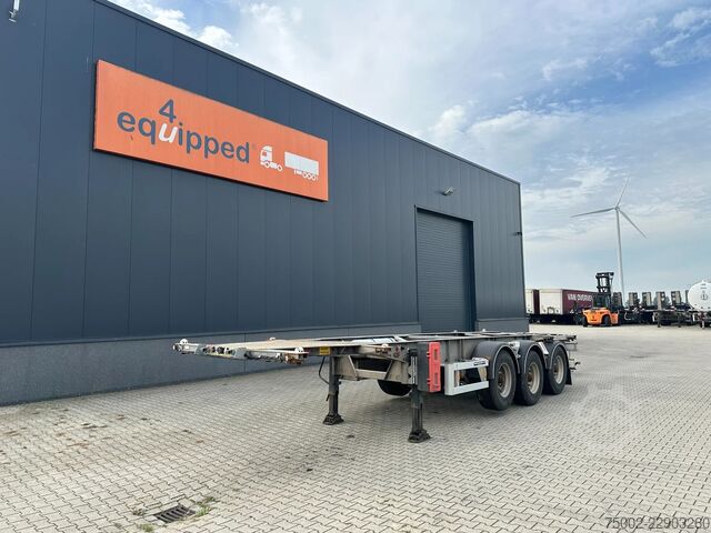Trasporto di container Van Hool 20FT/30FT ADR CHASSIS / galvanized / BPW DRUM /...