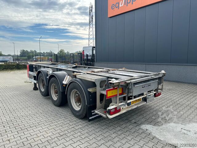 Trasporto di container Van Hool 20FT/30FT ADR CHASSIS / galvanized / BPW DRUM /...