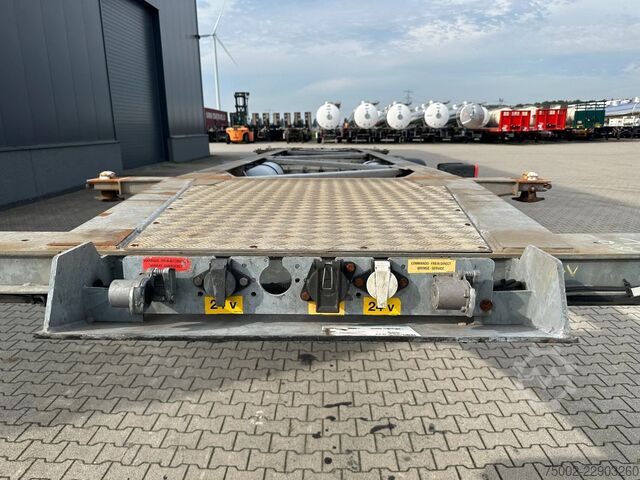 Trasporto di container Van Hool 20FT/30FT ADR CHASSIS / galvanized / BPW DRUM /...
