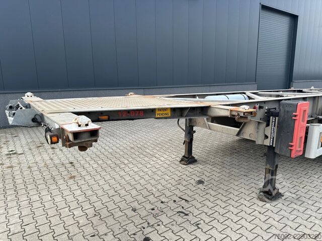 Trasporto di container Van Hool 20FT/30FT ADR CHASSIS / galvanized / BPW DRUM /...