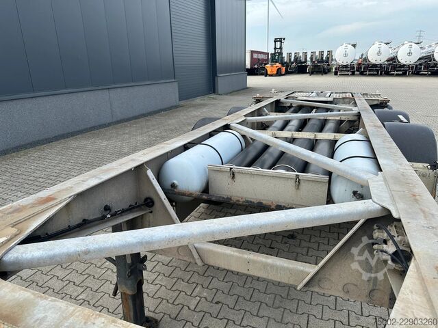 Trasporto di container Van Hool 20FT/30FT ADR CHASSIS / galvanized / BPW DRUM /...